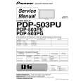 Cover page of PIONEER PDP-503PU-PE-PG Service Manual