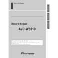 Cover page of PIONEER AVD-W6010 Service Manual