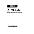 Cover page of ONKYO A-RV400 Owner's Manual