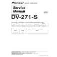 Cover page of PIONEER DV271S Service Manual