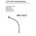 Cover page of SENNHEISER MKE 420-5 Owner's Manual