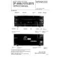 Cover page of KENWOOD DP-J1070 Service Manual