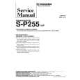 Cover page of PIONEER SP255 XEP Service Manual