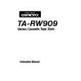 Cover page of ONKYO TA-RW909 Owner's Manual