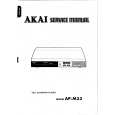 Cover page of AKAI APM33 Service Manual