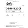 Cover page of PIONEER DBR-S200I/NYXK/IT Service Manual