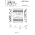 Cover page of KENWOOD KAC-748 Owner's Manual