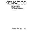 Cover page of KENWOOD DDX6029 Owner's Manual