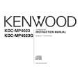 Cover page of KENWOOD KDC-MP4023 Owner's Manual