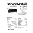 Cover page of TECHNICS RSTR474 Service Manual