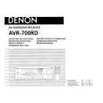 Cover page of DENON AVR700RD Owner's Manual