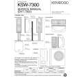 Cover page of KENWOOD KSW-7300 Service Manual