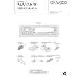 Cover page of KENWOOD KDC-X579 Service Manual