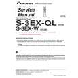 Cover page of PIONEER S-3EX-QL/SXTW/EW5 Service Manual