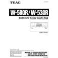 Cover page of TEAC W580R Owner's Manual