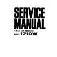 Cover page of AKAI 1710W Service Manual