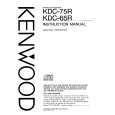 Cover page of KENWOOD KDC65R Owner's Manual