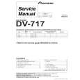 Cover page of PIONEER DV-717 Service Manual