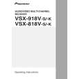 Cover page of PIONEER VSX-918V-K/SDXJ Owner's Manual