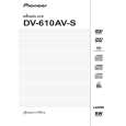 Cover page of PIONEER DV-610AV-S/TTXZT Owner's Manual