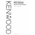 Cover page of KENWOOD KR-A5030 Owner's Manual