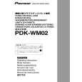 Cover page of PIONEER PDK-WM02 Owner's Manual