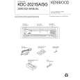 Cover page of KENWOOD KDC-2021SA Service Manual