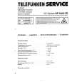 Cover page of TELEFUNKEN DP1000CD Service Manual