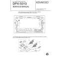 Cover page of KENWOOD DPX5010 Service Manual