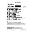 Cover page of PIONEER KEH-1100 X1M/UC Service Manual