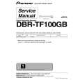 Cover page of PIONEER DBR-TF100GB/NVXK Service Manual