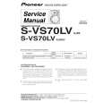 Cover page of PIONEER S-VS70LV/XJI/E Service Manual