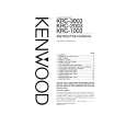 Cover page of KENWOOD KRC-1003 Owner's Manual