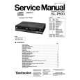 Cover page of TECHNICS SLP500 Service Manual