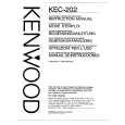 Cover page of KENWOOD KEC202 Owner's Manual