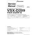 Cover page of PIONEER VSX-D209-G/HLXJI Service Manual