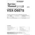 Cover page of PIONEER VSX-D607S-G/SDXJI Service Manual