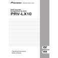 Cover page of PIONEER PRV-LX10 Owner's Manual