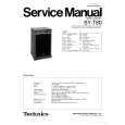 Cover page of TECHNICS SYT80 Service Manual