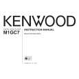 Cover page of KENWOOD M1GC7 Owner's Manual