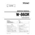 Cover page of TEAC W-860R Service Manual