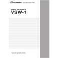 Cover page of PIONEER VSW-1/KUC Owner's Manual