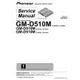 Cover page of PIONEER GM-D510M/XH/ES Service Manual