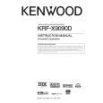 Cover page of KENWOOD KRF-X9090D Owner's Manual
