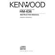 Cover page of KENWOOD HM-636 Owner's Manual