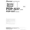 Cover page of PIONEER PDP-S37/XTW1/E5 Service Manual