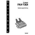 Cover page of CANON FAX-T301 Owner's Manual