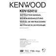 Cover page of KENWOOD KDV-5241U Owner's Manual