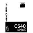 Cover page of NAD C540 Service Manual