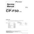 Cover page of PIONEER CP-F50/XDCN Service Manual